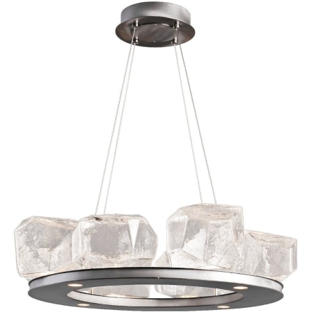Hammerton Studio Gem 27" Wide 12 Light Hand Blown Glass LED Ring Chandelier Configure Below